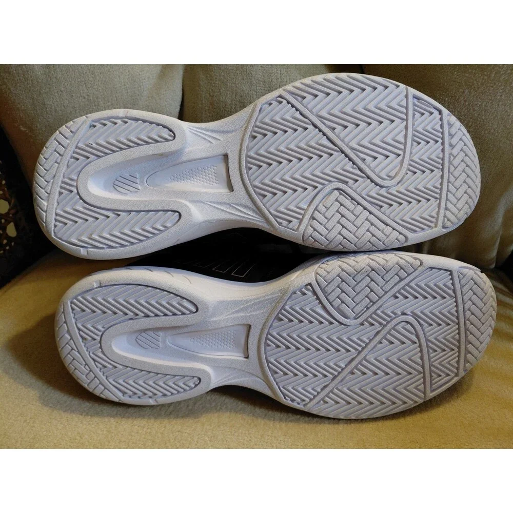 K-Swiss Court Express Womens 10 Tennis Pickleball Shoes Black Rose Gold 95443